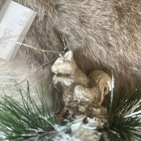 Squirrel, Owl & Pinecone Holiday Ornament Set  of 6 (4400) NWT - Picture 3 of 4